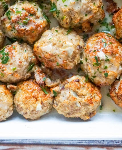 Moist Turkey Goose Meatballs recipe (air fryer/oven)