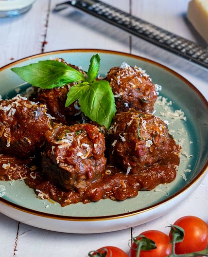 Spanish Chorizo & Beef Albondigas (Meatballs) by Pureety