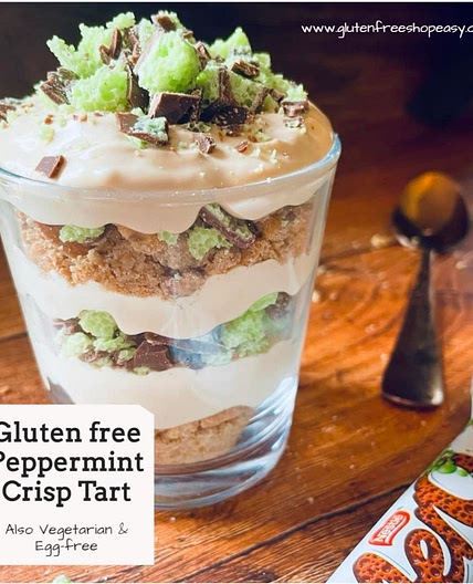 Gluten Free Peppermint Crisp Tart Pudding