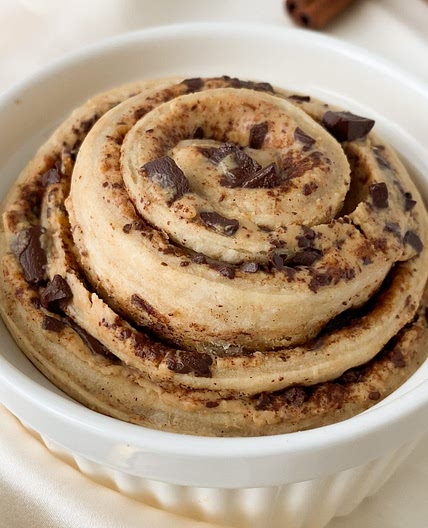 Chocolate Cinnamon Rolls (Vegan, Single Serve)