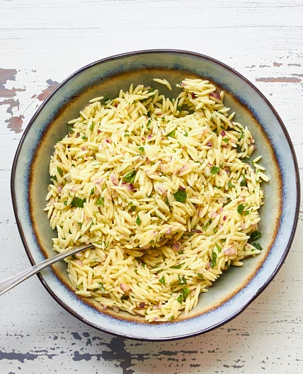 Red Onion Mint Orzo
