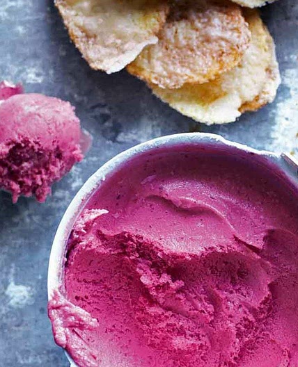 Roasted Plum Sorbet