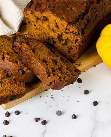 Pumpkin Chocolate Chip Bread