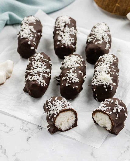 Vegan Mint Bounty Bars