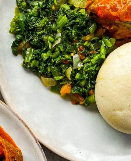 Zambian Fish Curry with Nshima