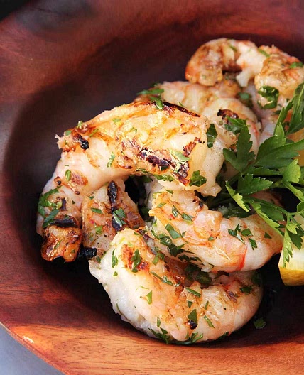 Grilled Shrimp Skewers with Garlic and Lemon Recipe