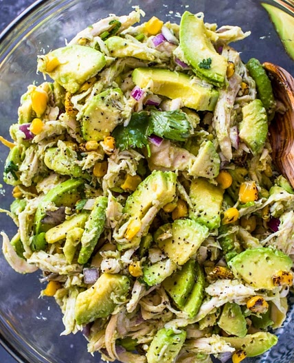 Healthy Avocado Chicken Salad