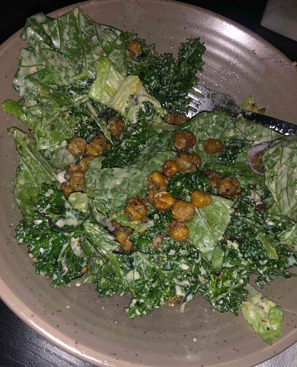 Roasted Chickpea and Kale Salad