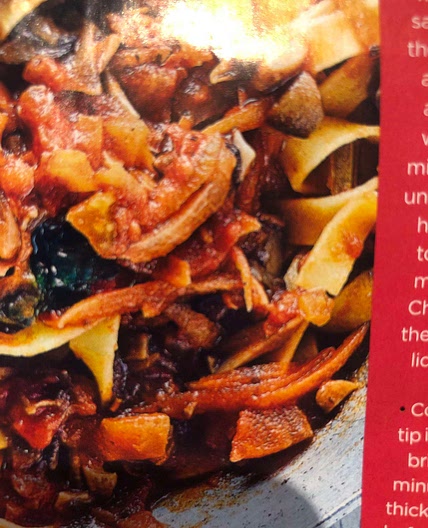Mushroom tagliatelle 