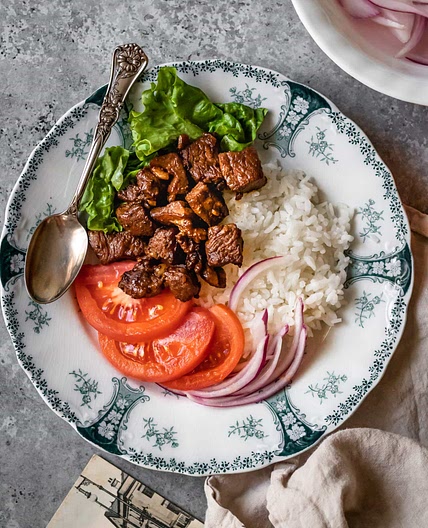 Vietnamese Shaking Beef (Bo Luc Lac)