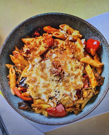 Two Cheese Ratatouille Pasta (v)