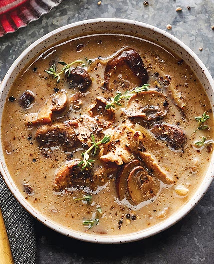 Mushroom Soup (The Nutrition Coach)