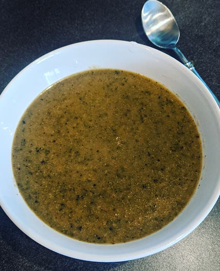 Detox green soup