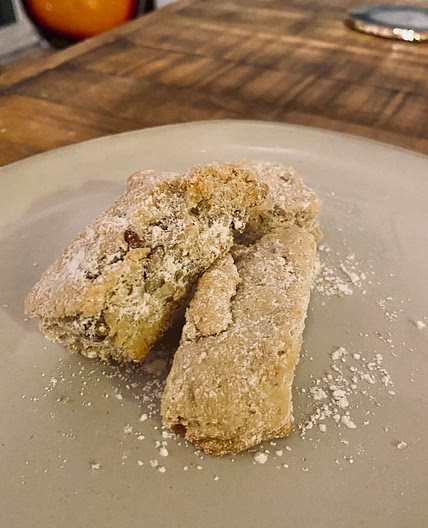 Russian Tea Cake Biscotti