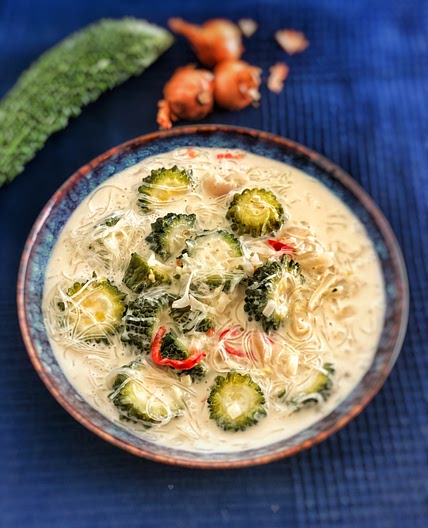 Chef Norman's Bitter Melon and Glass Noodles in Coconut Gravy