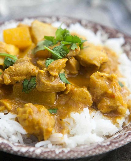 Chicken mango curry (Jacob's mom)