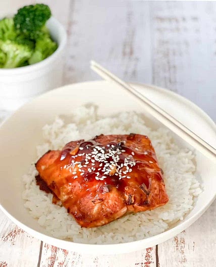 Teriyaki Salmon Air Fryer