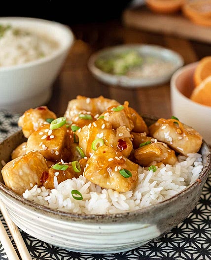 Homemade Chinese Orange Chicken