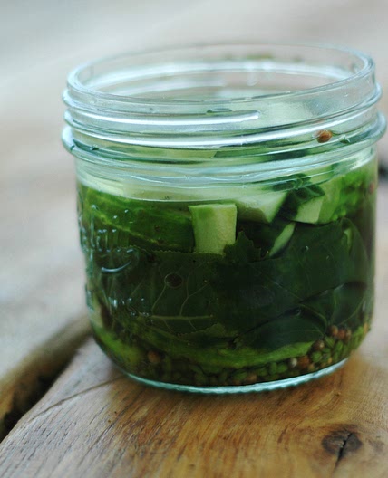 “cornichons” / cucumber pickles (lacto-fermented)
