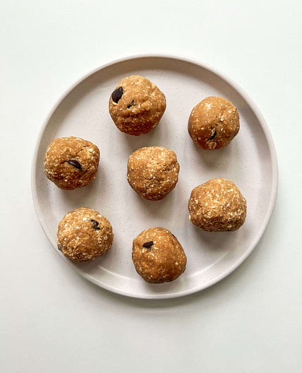 Vegan & Gluten Free Cookie Dough Balls 