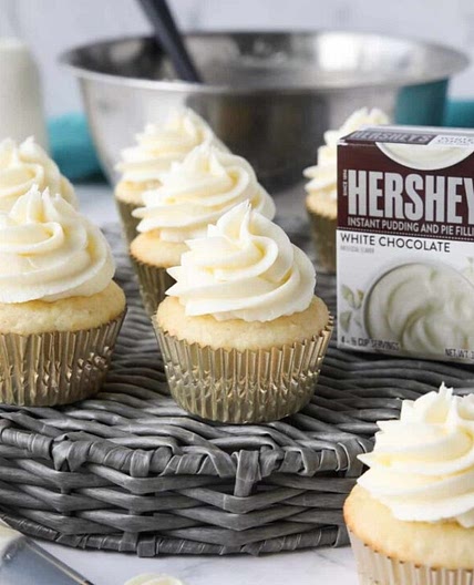 White Chocolate Pudding Buttercream Frosting