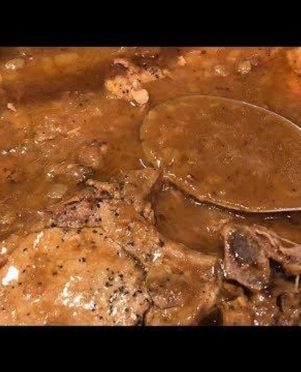 Cajun Ninja's Smothered Pork Chops and Onion Gravy Recipe