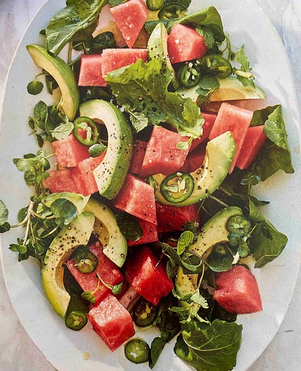 Spicy Watermelon Salad
