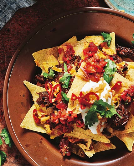 Slow cooker Beef Nachos