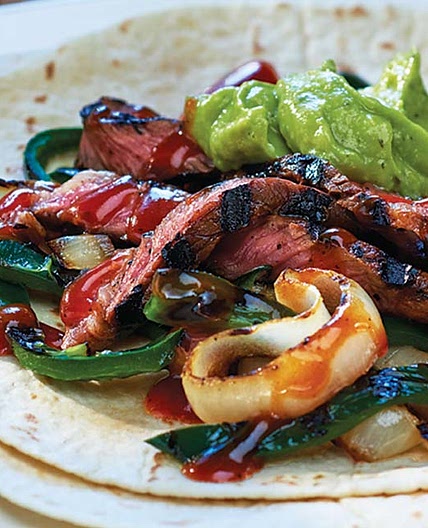 Fajitas au bifteck piquant