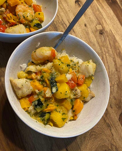 Karibisches Fisch-Curry