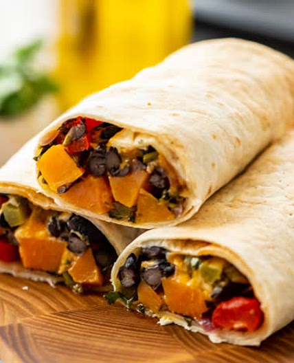 Sweet Potato Bean Burrito