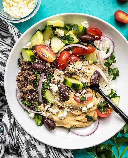 Mediterranean Hummus Bowl
