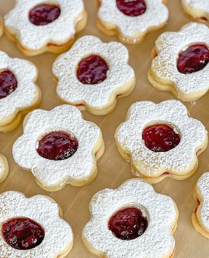 Jam filled Butter cookies