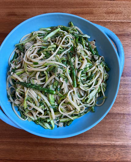 Asparagus Aglio e Olio — Cafe Hailee