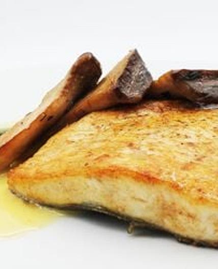 King Turbot with Beurre Blanc and Trumpet Royale Mushrooms | D’Artagnan