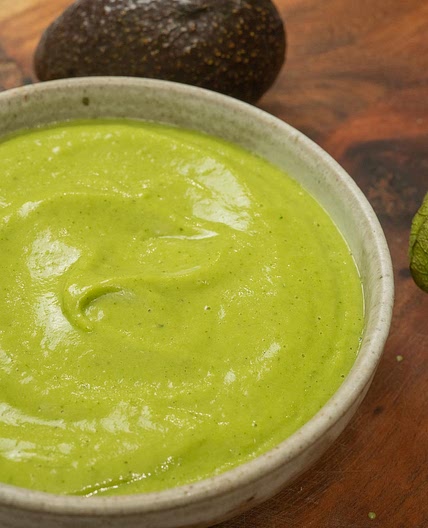 Tomatillo Avocado Crema
