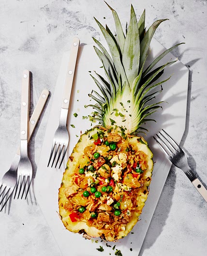 Pineapple Chicken Fried Rice by Ayesha Curry | Salt + Spine Recipe