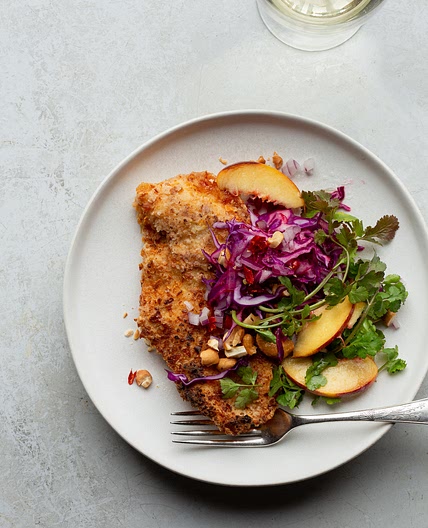 Potato Chip Shnitsel by Danielle Renov | Salt + Spine Recipe