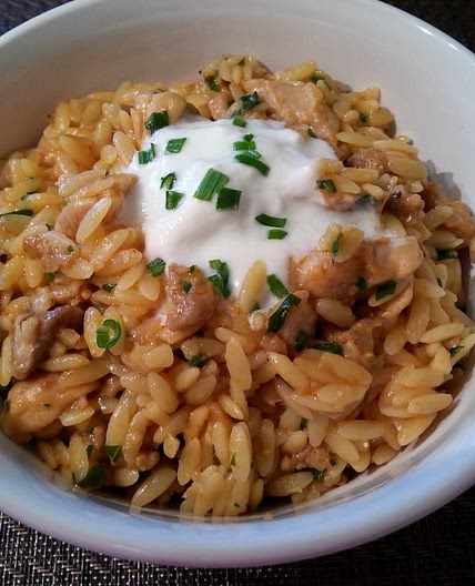 One-Pot Chicken and Sausage Orzo