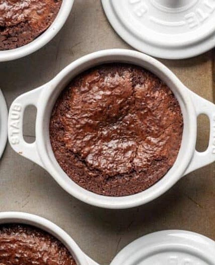 Paleo Molten Chocolate Lava Cakes (Gluten Free)