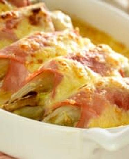 Endives au jambon