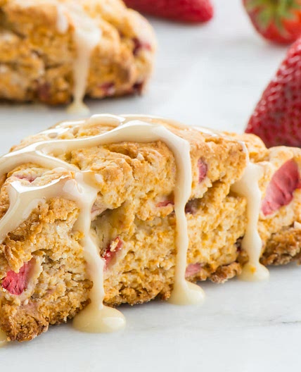 Strawberry Scones