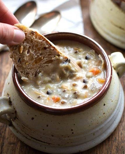 Crockpot Chicken Wild Rice Soup