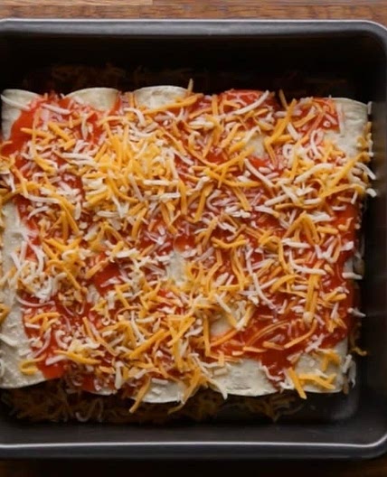 Chicken + Cheese Enchiladas