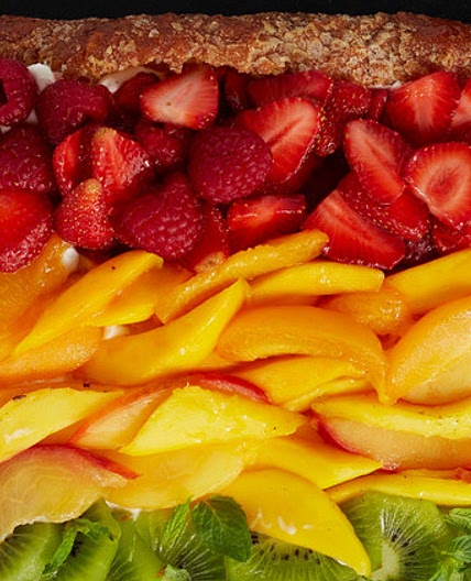 Rainbow Fruit Tart