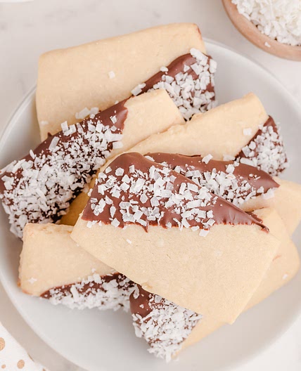 Coconut Shortbread Cookies