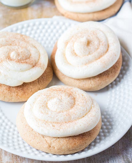 Frosted Snickerdoodles