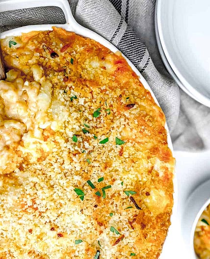 Creamy Garlic Parmesan Mac And Cheese