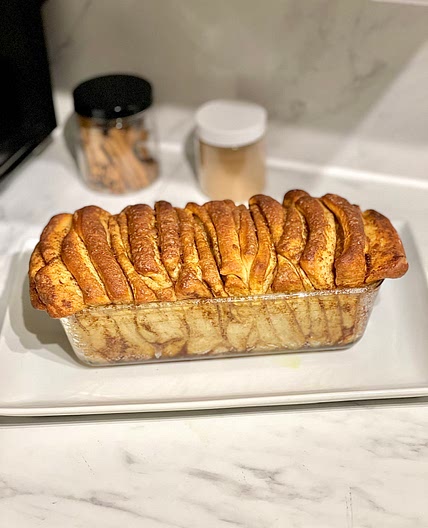 Cinnamon bread pull apart