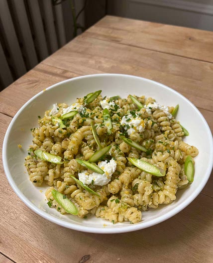 Asparagus Pesto Fusili 